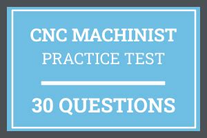 machinist practice test free